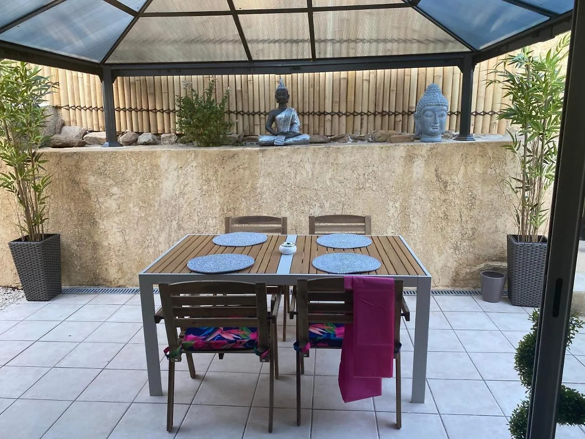 Hébergement de vacances Villa cavaliere maisonette 4 personnes vue mer avec petit jardin à Le Lavandou